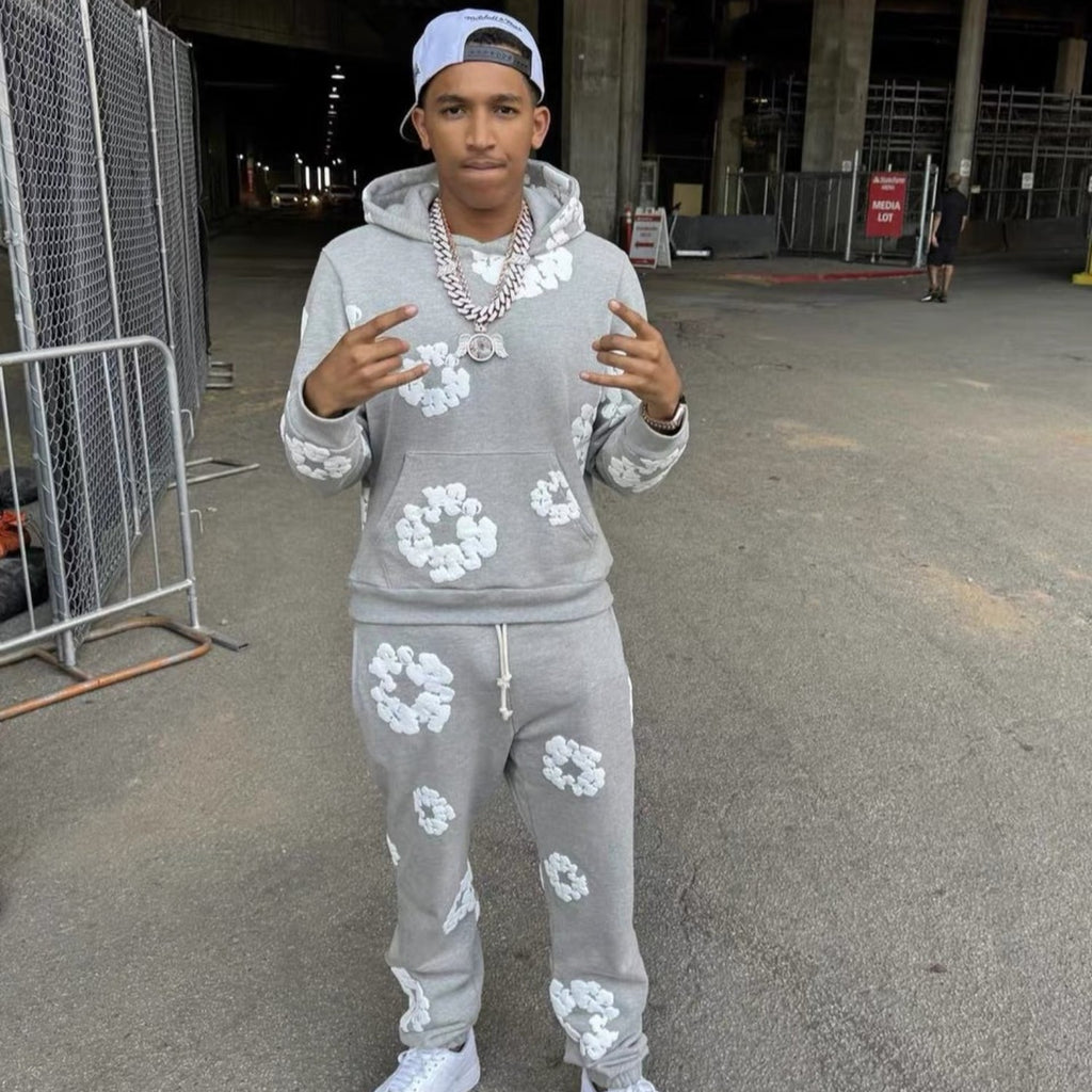 Denim Tears Men's Outfit: Hoodie/Pants (Separate Purchase Options)