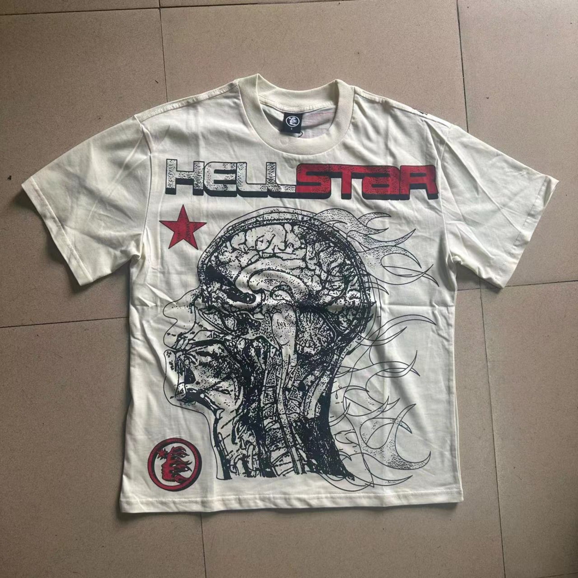 Hellstar T-shirt Graffiti Printing