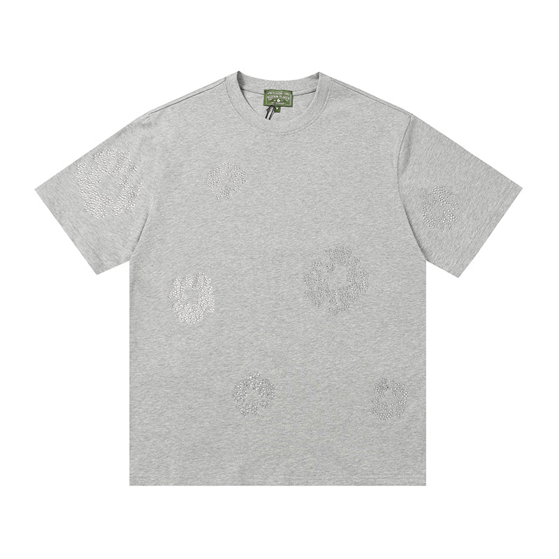 Denim Tears T-shirts Rhinestones