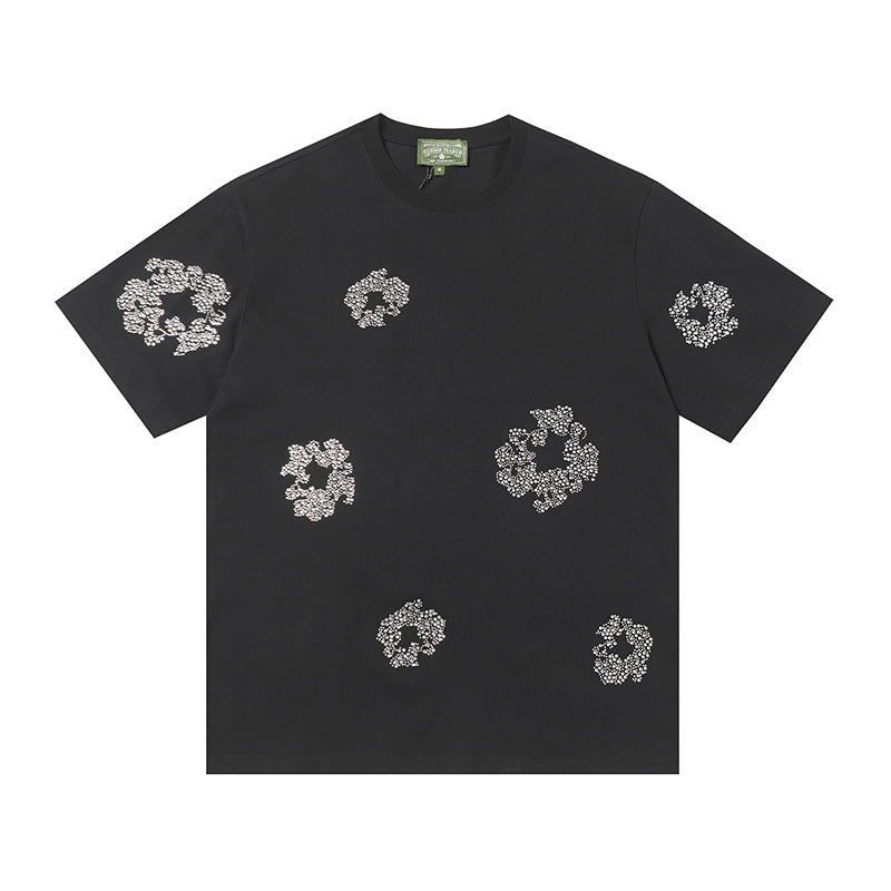 Denim Tears T-shirts Rhinestones