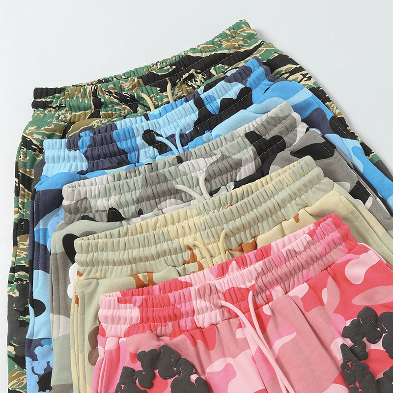 Denim Tears Shorts floral cotton Camouflage