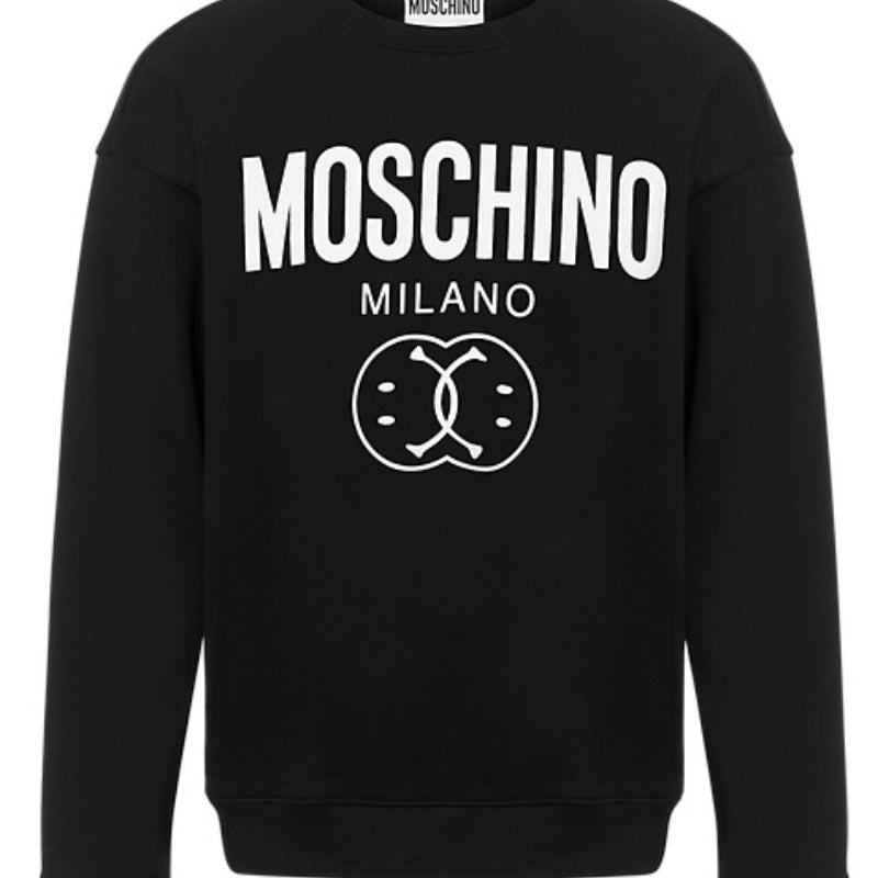 Moschino Hoodie Autumn And Winter Men'S And Women'S Printed Sweater