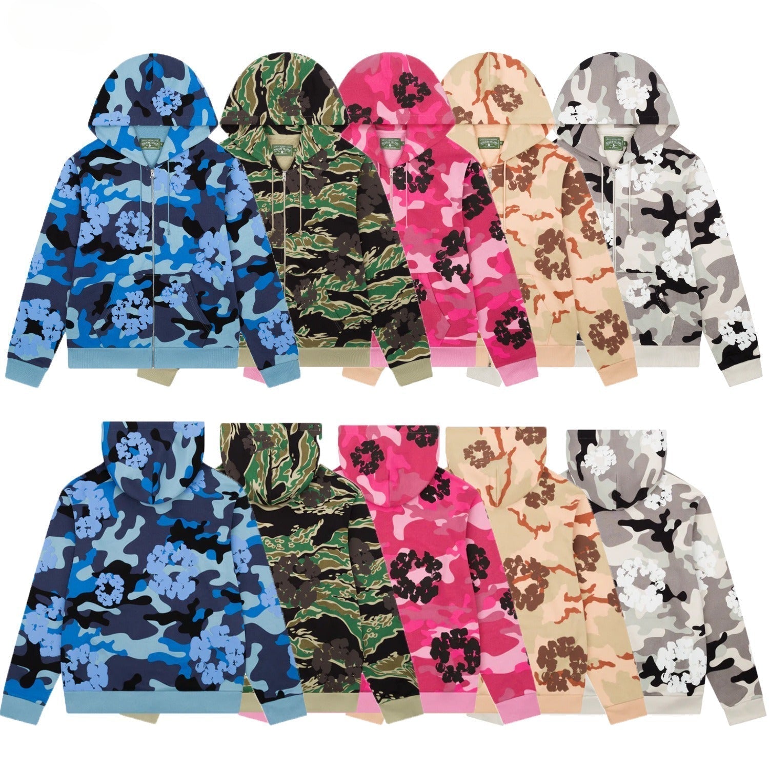 Denim Tears Men's Outfit: Hoodie/Pants /Shorts(Separate Purchase Options)