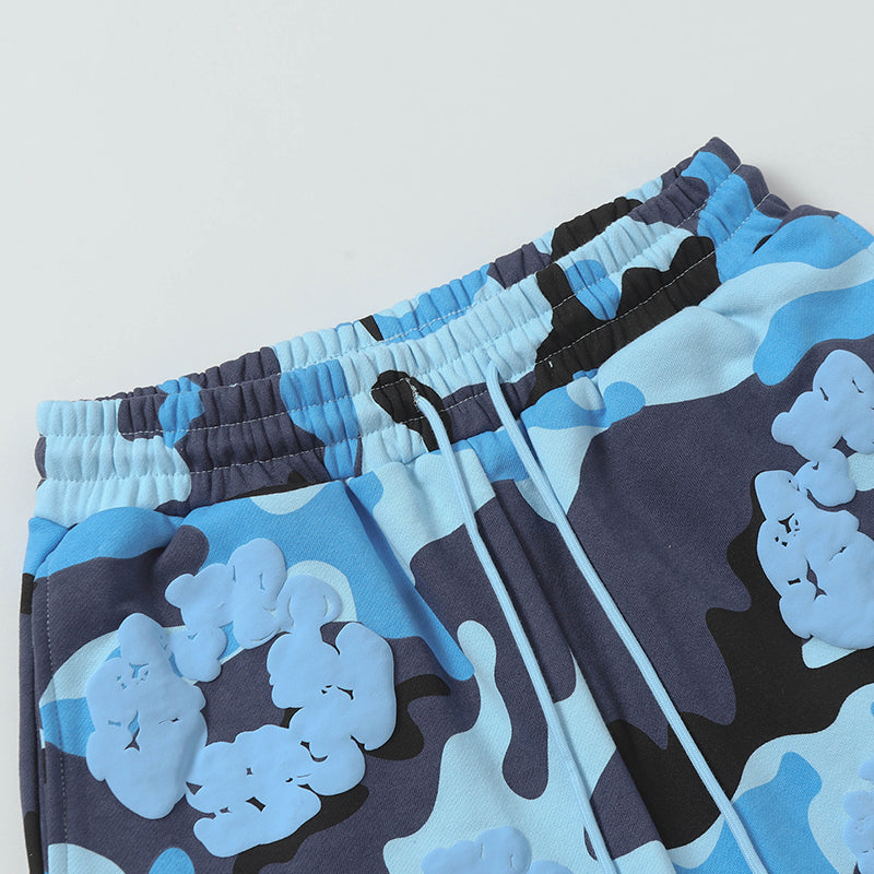 Denim Tears Shorts floral cotton Camouflage