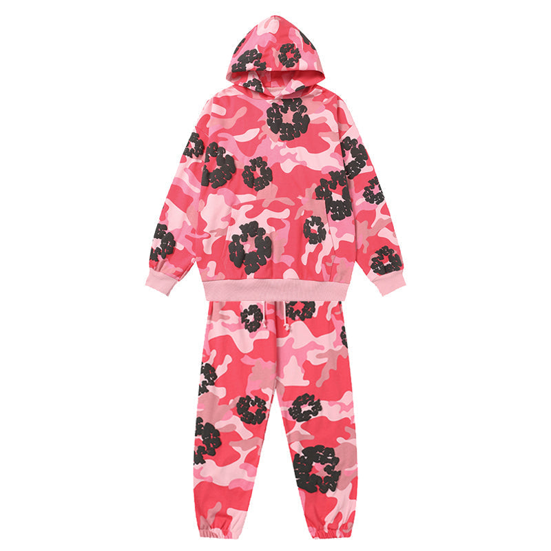 Denim Tears Hoodie & Sweatpants 2 Piece Set Camouflage