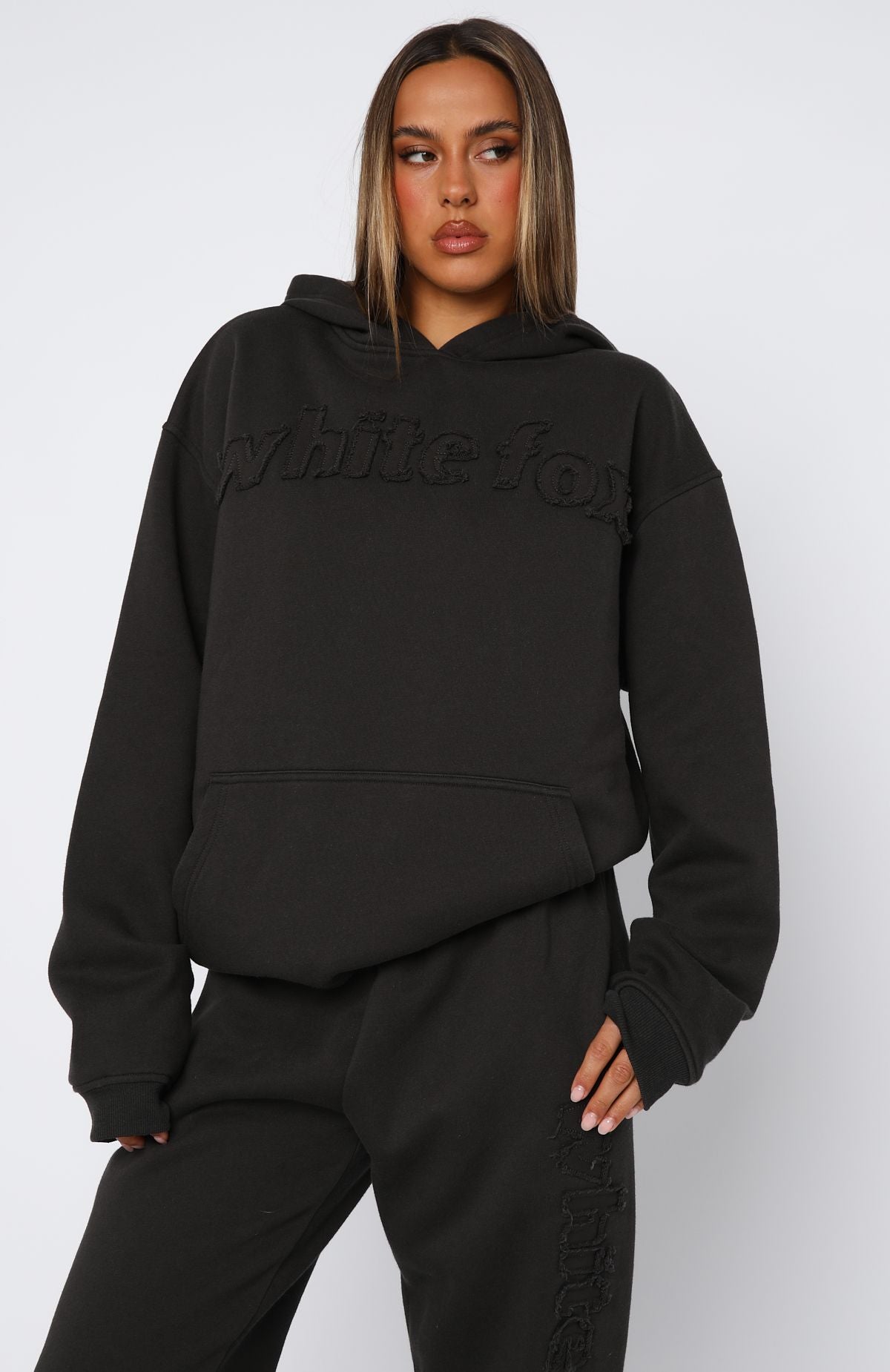 From The Archives Lexi Oversized Hoodie Charcoal