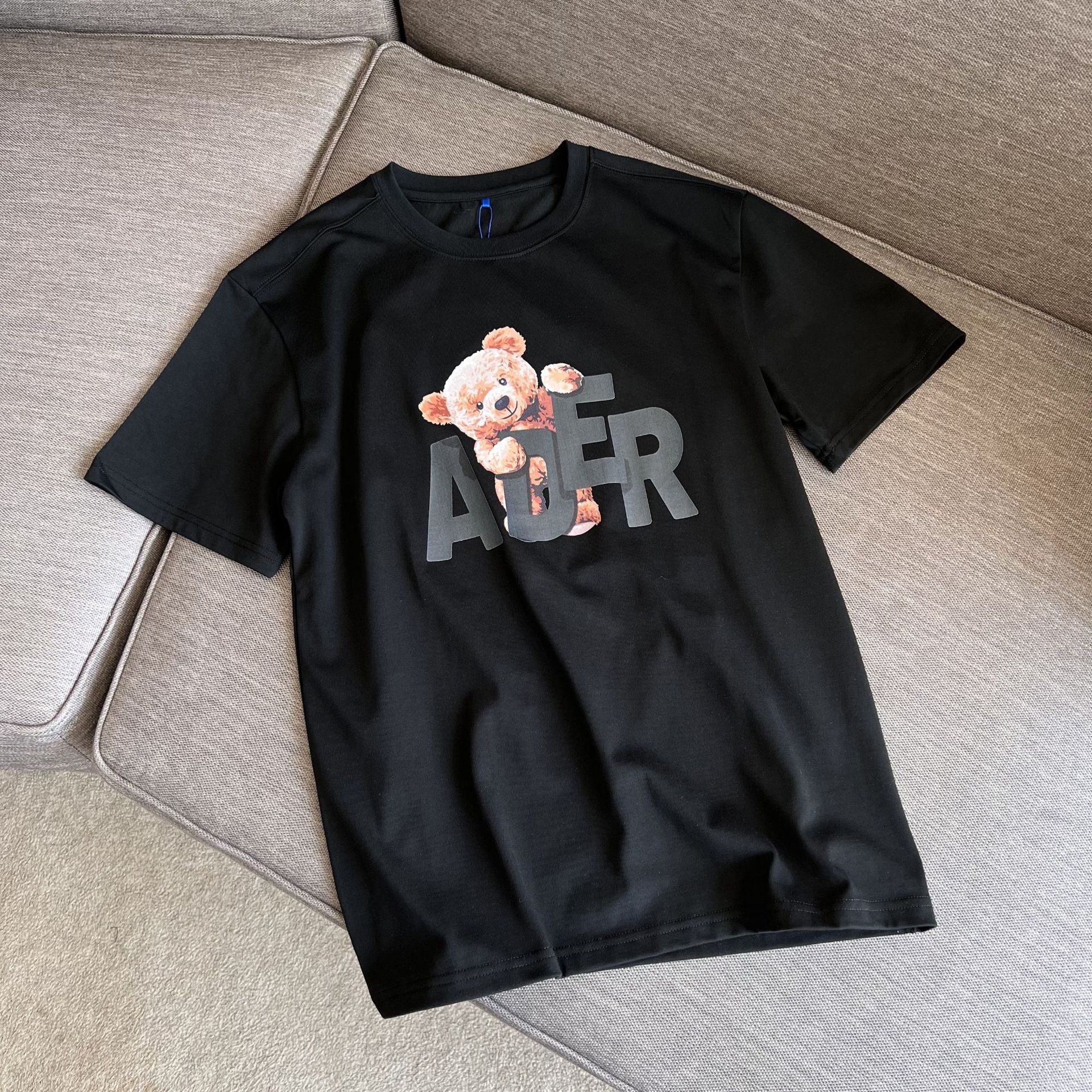 Moschino T-shirt Bear Printed Short Sleeve Round Neck Loose Men And Women