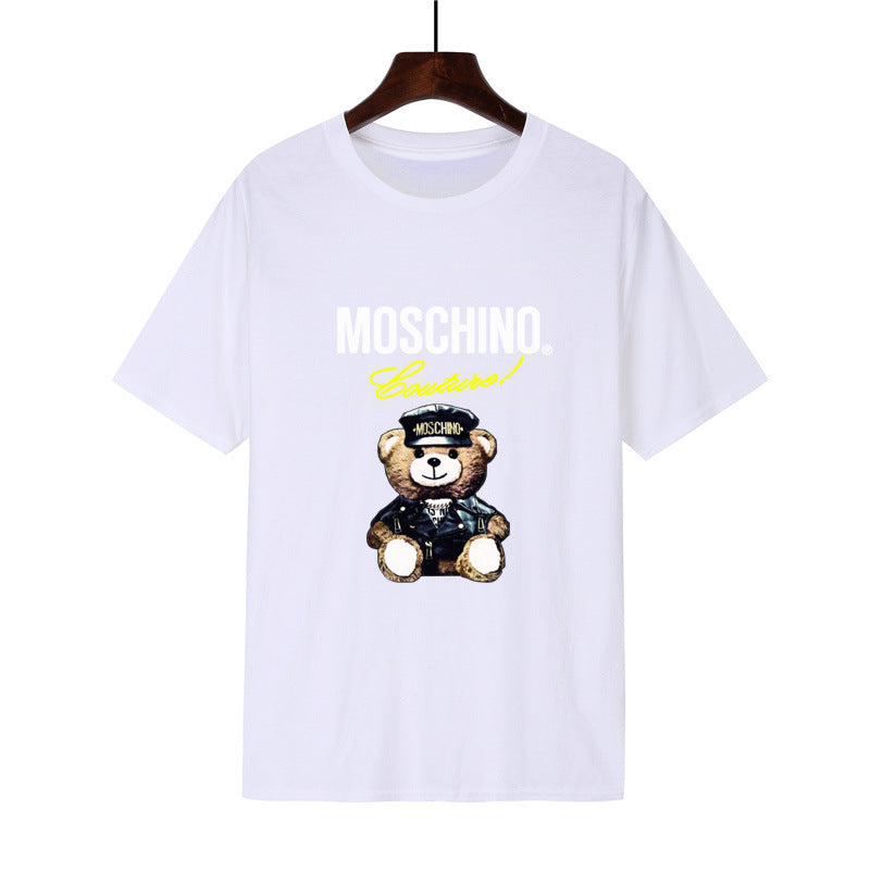 Moschino T-shirt Street Hip-Hop Men'S Short-Sleeved T-shirt