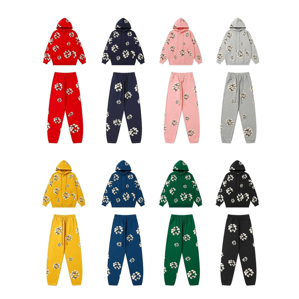 Denim Tears Men's Outfit: Hoodie/Pants (Separate Purchase Options)