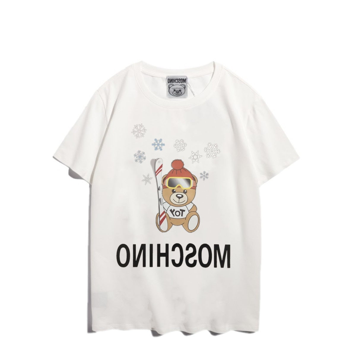 Moschino T-shirt Bear Printed Short-Sleeved T-shirt Couple Wear