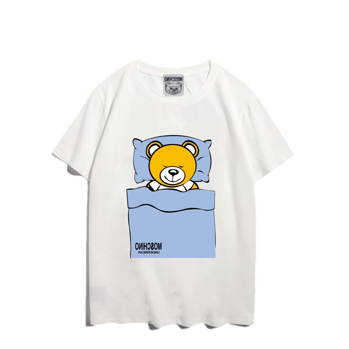 Moschino T-shirt Bear Printed Short-Sleeved T-shirt Couple Wear