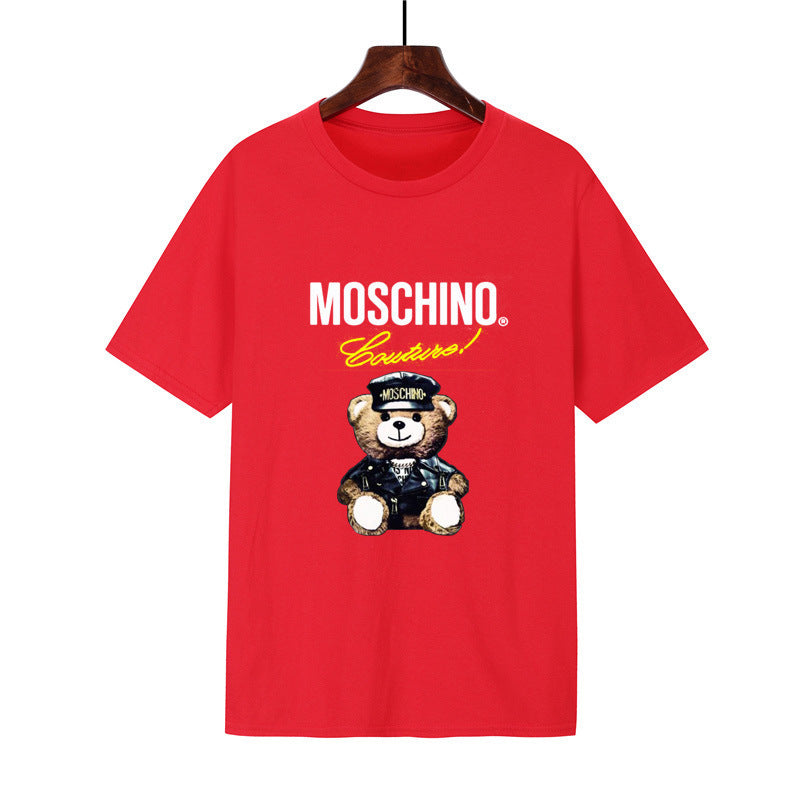 Moschino T-shirt Street Hip-Hop Men'S Short-Sleeved T-shirt
