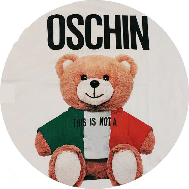 Moschino T-shirt Printed T-shirt Women Loose Casual Short-Sleeved Top