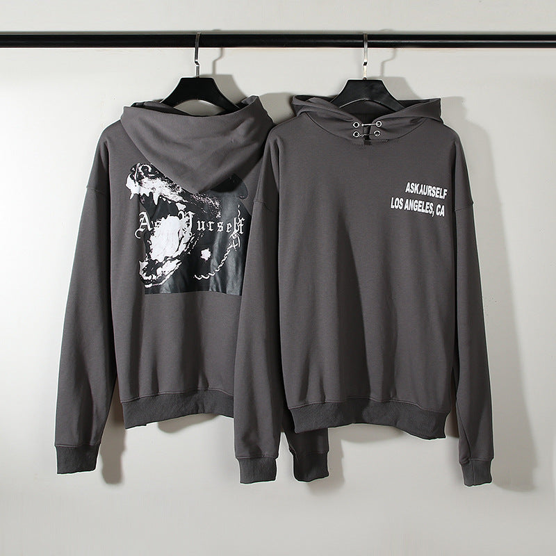 Askyurself Hoodie Letter Print Hoodie Sweater