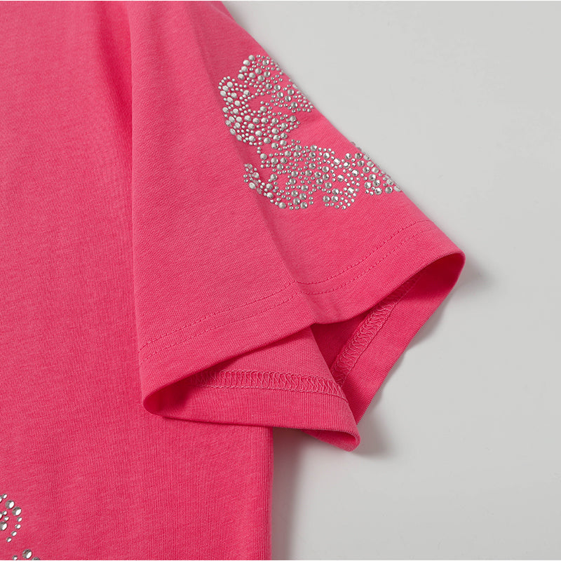 Denim Tears T-shirts Rhinestones