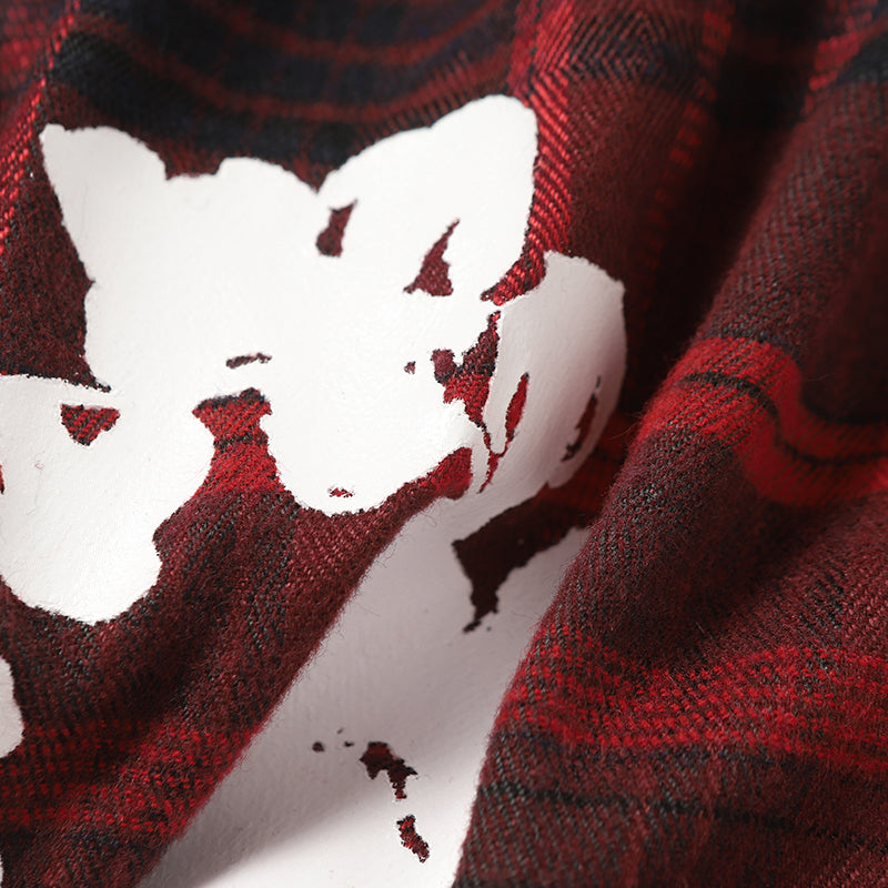 Denim Tears Shirt Kapok Plaid Short Sleeve Shirt