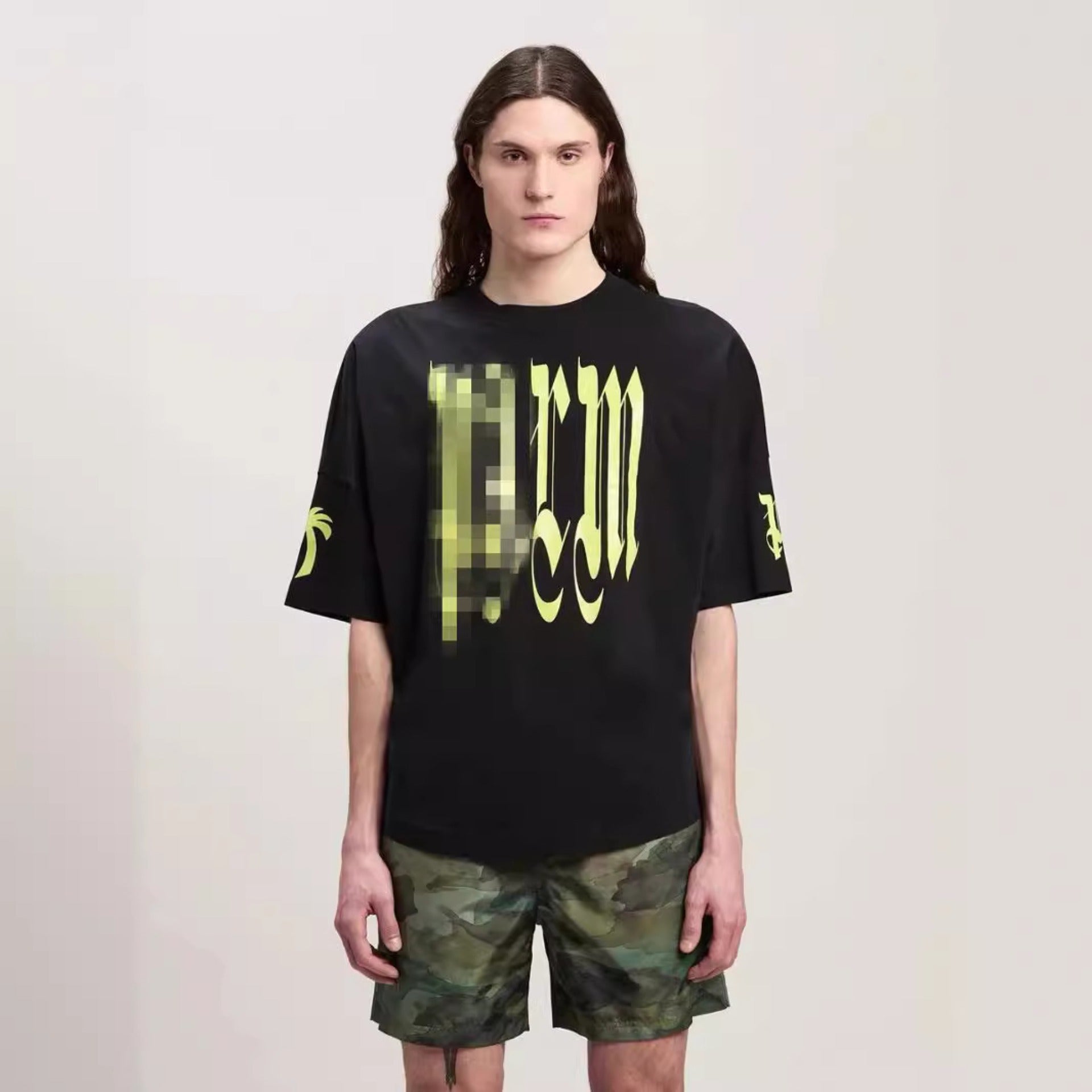 Palm Angels T-shirt Coconut Letter Logo Short Sleeve T-shirt