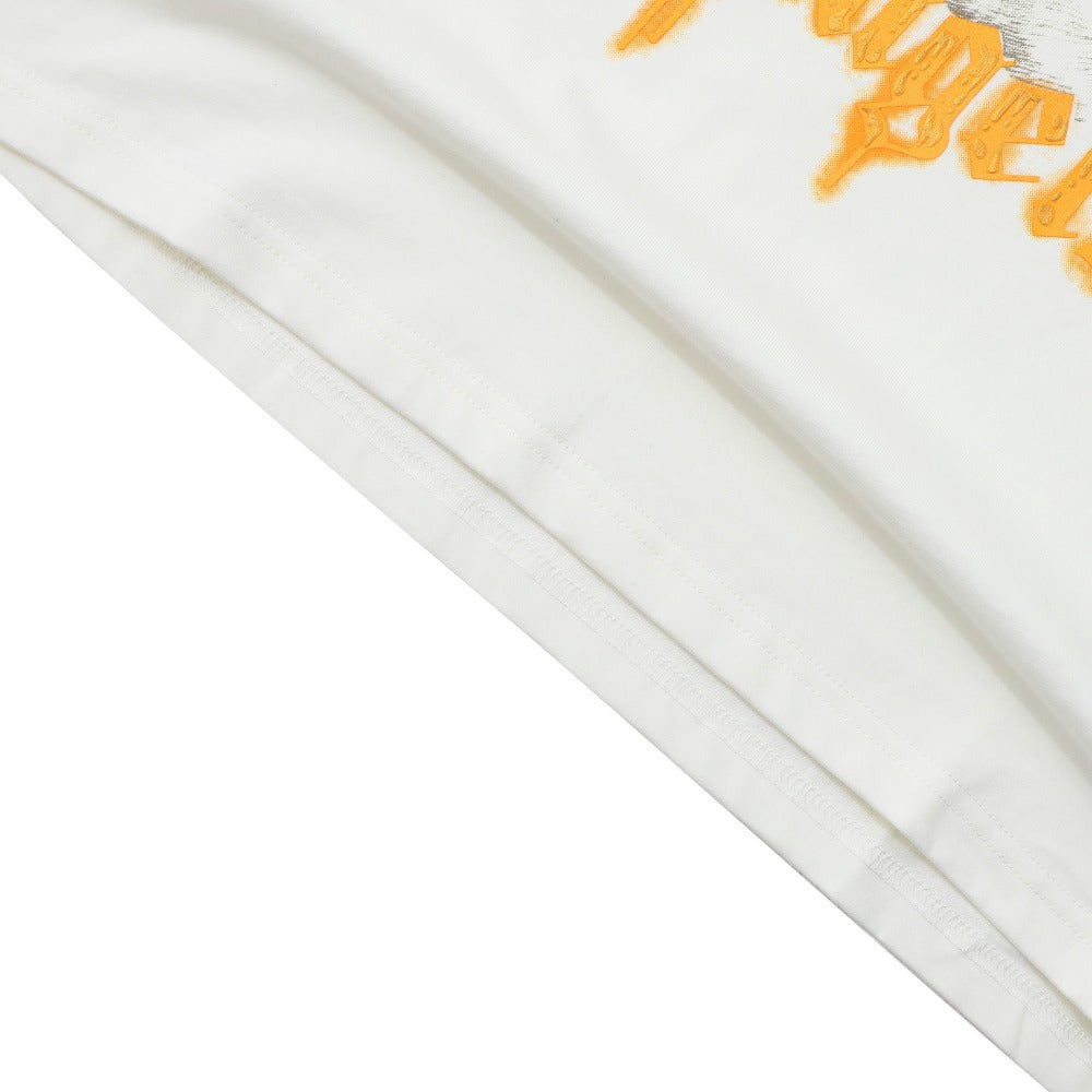 Palm Angels T-shirt Vintage Statue Stream Lacquer Foam Letter Short Sleeve T-shirt