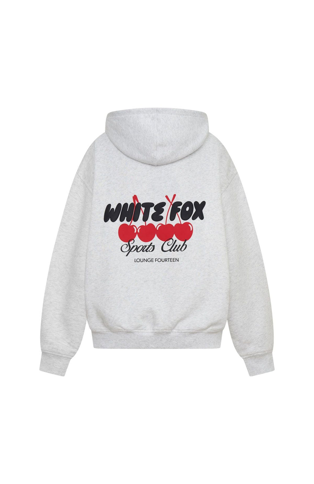 Club 14 Cassie Boxy Hoodie Grey Marle