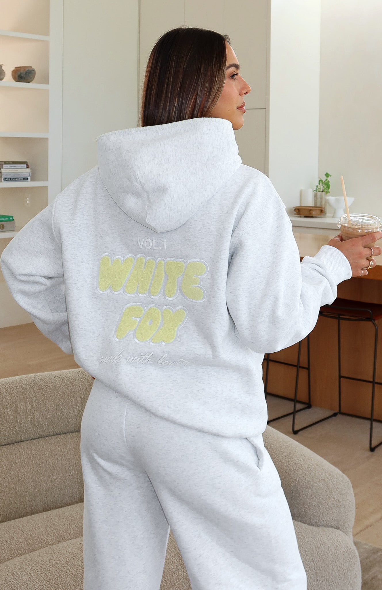 Vol. 1 Oversized Hoodie Grey Marle